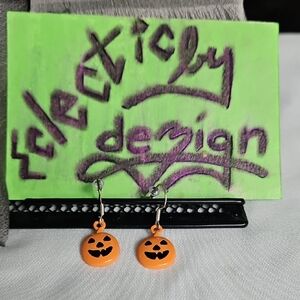 Halloween 365 Pumpkin Dangle Earrings